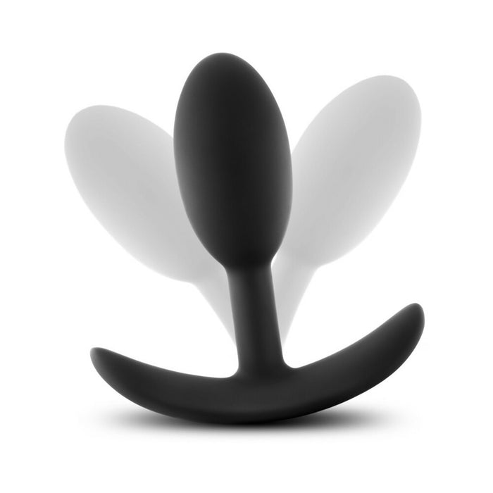 Blush Luxe Wearable Vibra Slim Plug Small Black