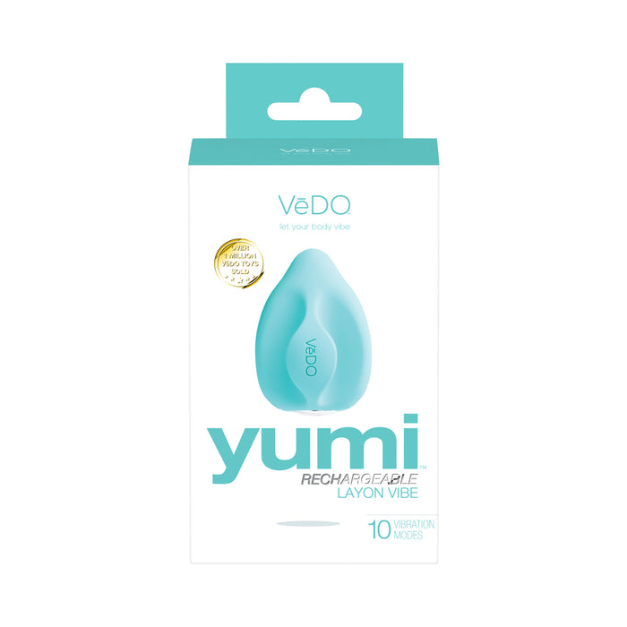 VeDO Yumi Rechargeable Finger Vibe - Tease Me Turquoise