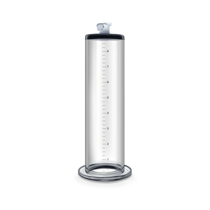 Blush Performance Penis Pump 9 in. x 2 in. Cylinder Clear