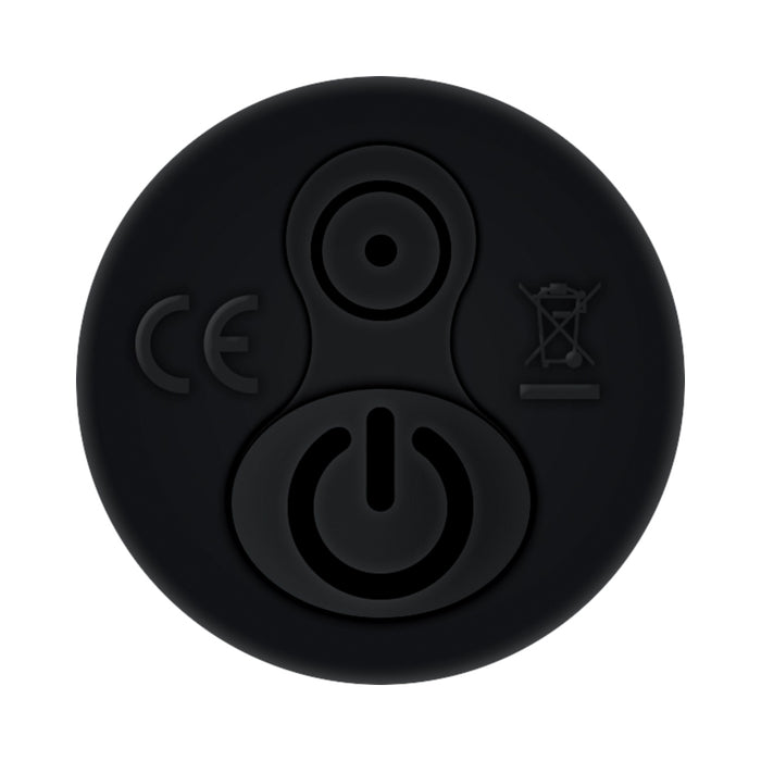 Zero Tolerance Bell Ringer Rechargeable Vibrating Flicking Silicone Cockring Black
