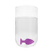 Ouch! Flexible Silicone Diamond Heart Butt Plug Purple Extra Large