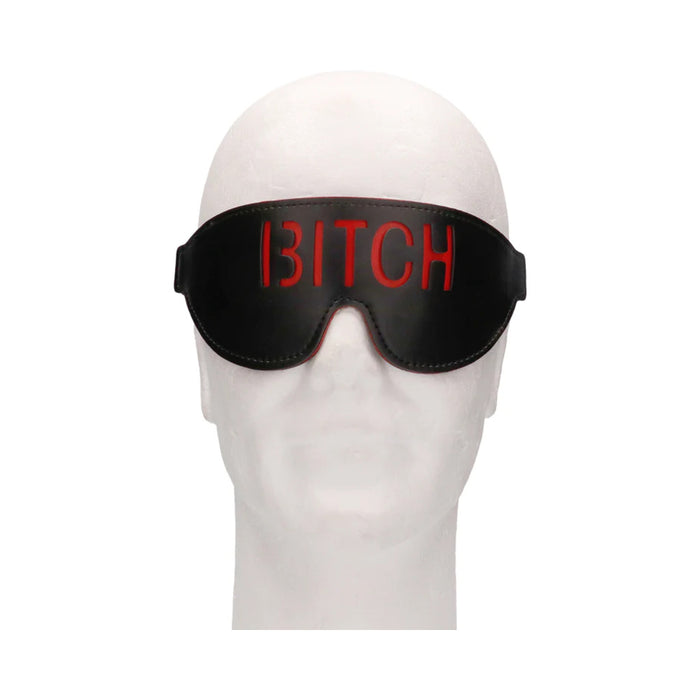 Ouch! 'Bitch' Blindfold Black