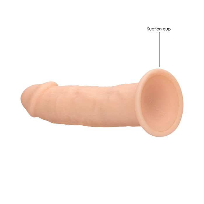 RealRock Ultra Realistic Dual Density Silicone 7.5 in. Bendable Dildo Beige