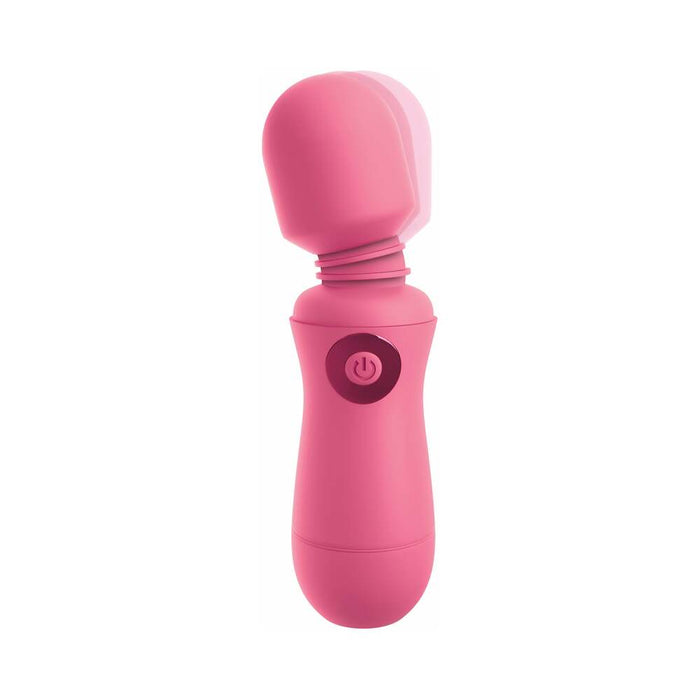 Pipedream OMG! Wands #Enjoy Silicone Rechargeable Flexible Vibrating Wand Pink