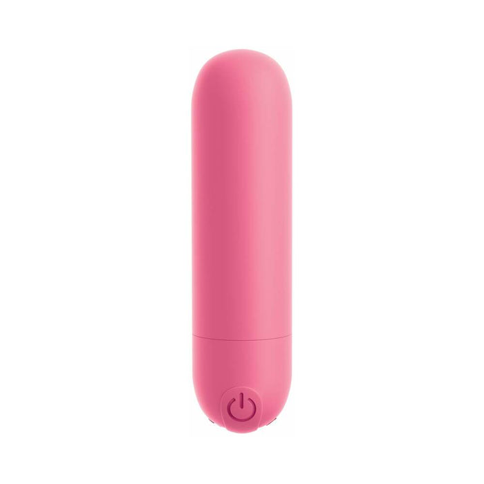 Pipedream OMG! Bullets #Play Rechargeable Silicone Vibrating Bullet Pink
