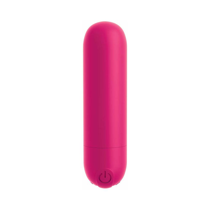 Pipedream OMG! Bullets #Play Rechargeable Silicone Vibrating Bullet Fuchsia