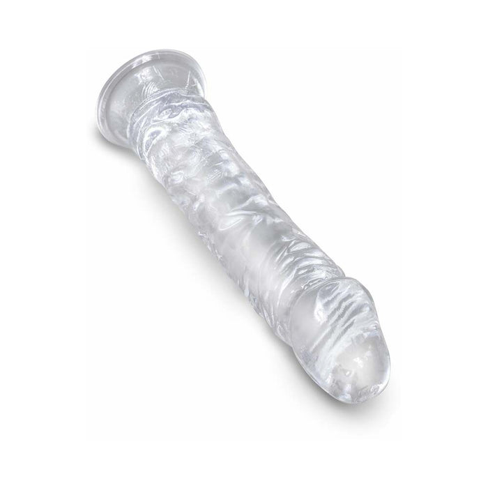 Pipedream King Cock Clear 8 in. Cock Realistic Dildo With Suction Cup