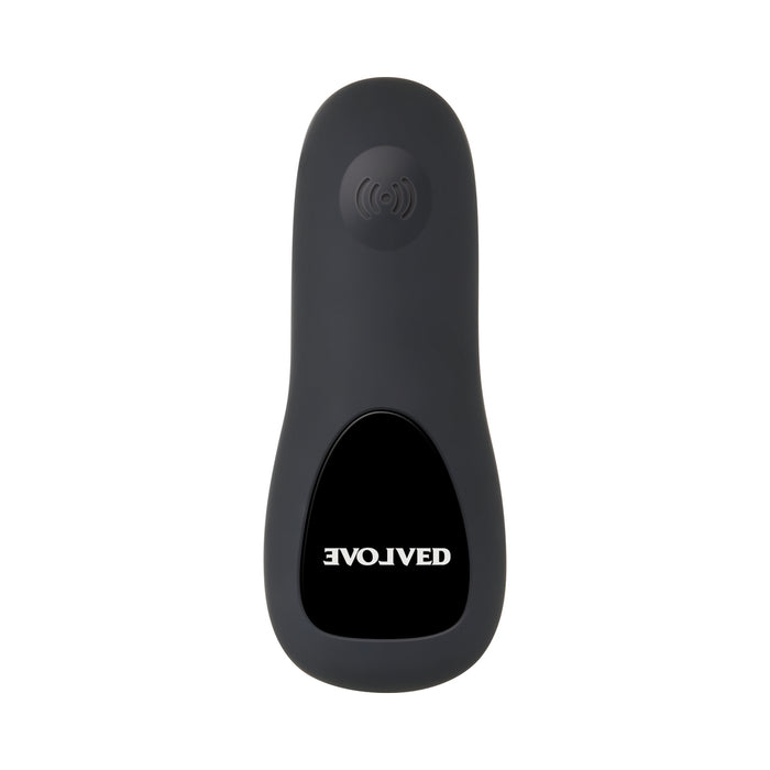 Evolved Plug & Play Rechargeable Remote-Controlled Vibrating Silicone Anal Plug Black