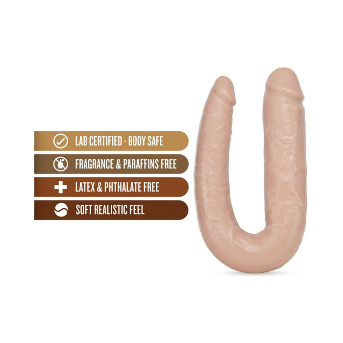 Dr. Skin Dr. Double Realistic 18 in. Dual-Ended Dildo Beige