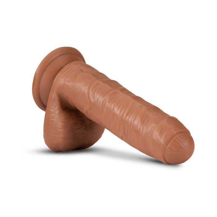 Blush Loverboy Derek The Bartender Realistic 7 in. Dildo with Balls & Suction Cup Tan