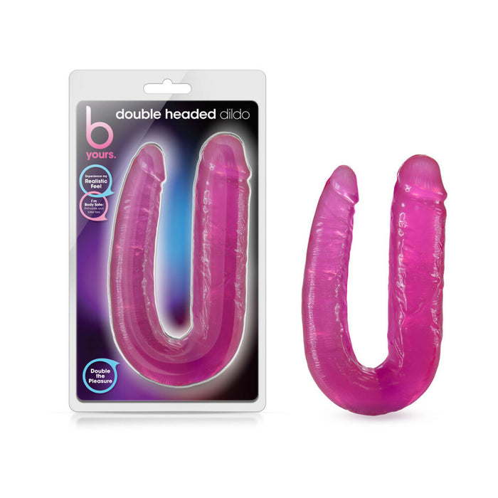 Blush B Yours Double Headed Dildo 18 in. Pink