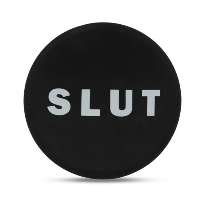 Blush Temptasia 'Slut' Silicone Anal Plug Black
