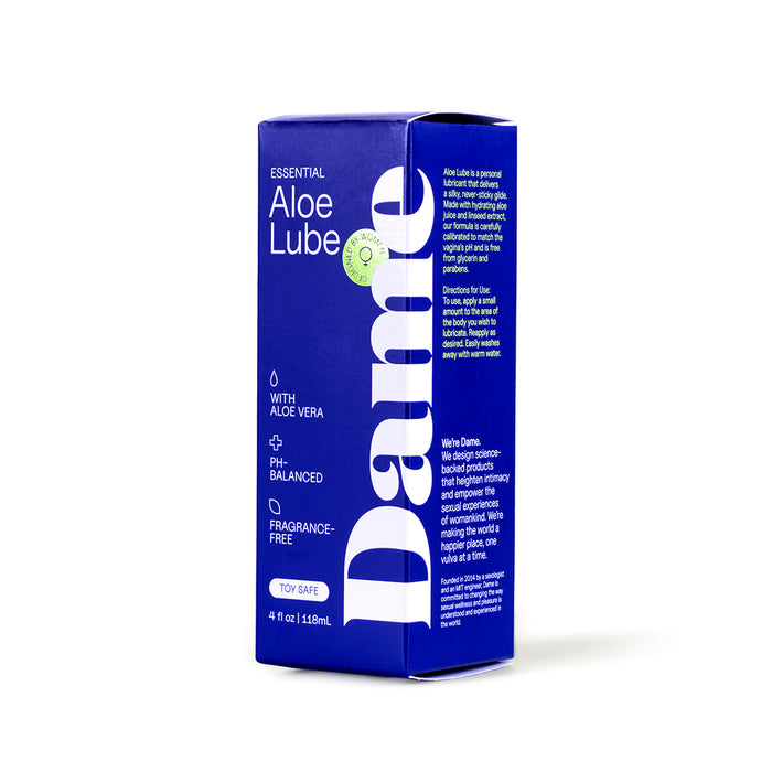 Dame Aloe Lube Personal Lubricant 4 oz.
