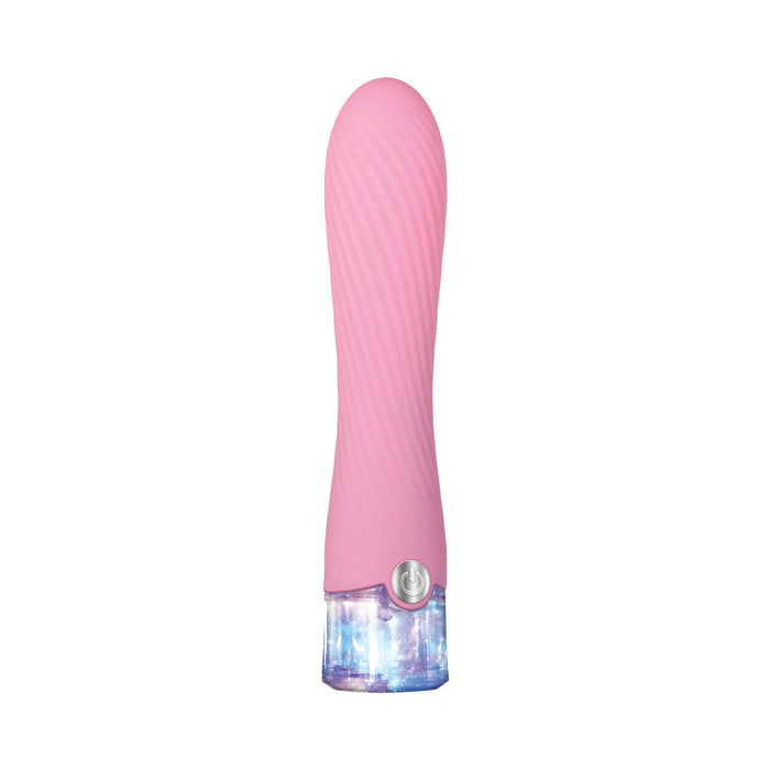 Evolved Sparkle Light-Up Rechargeable Silicone Vibrator Pink
