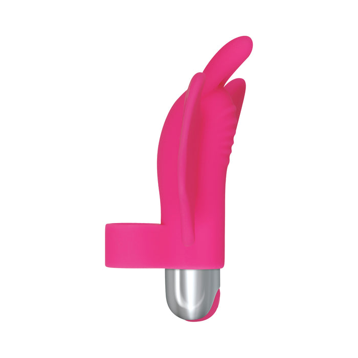 Evolved My Butterfly Rechargeable Remote-Controlled Silicone Finger Vibrator Pink