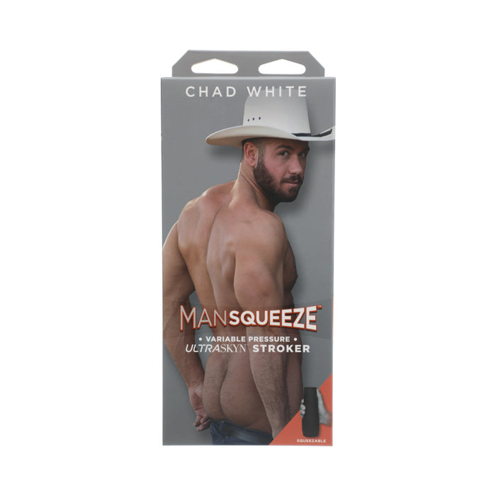 Man Squeeze - Chad White - ULTRASKYN Stroker - Ass Vanilla