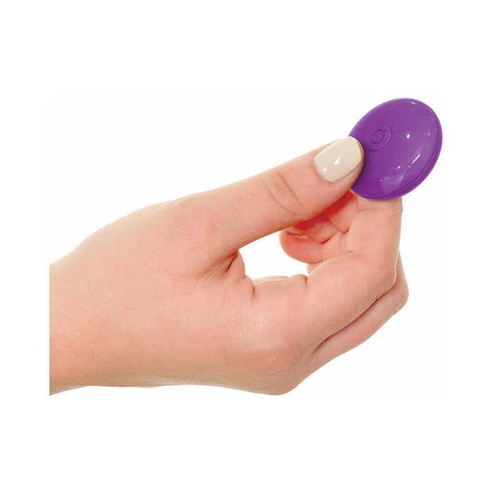3Some Total Ecstasy Triple Stimulation Silicone Vibrator Purple