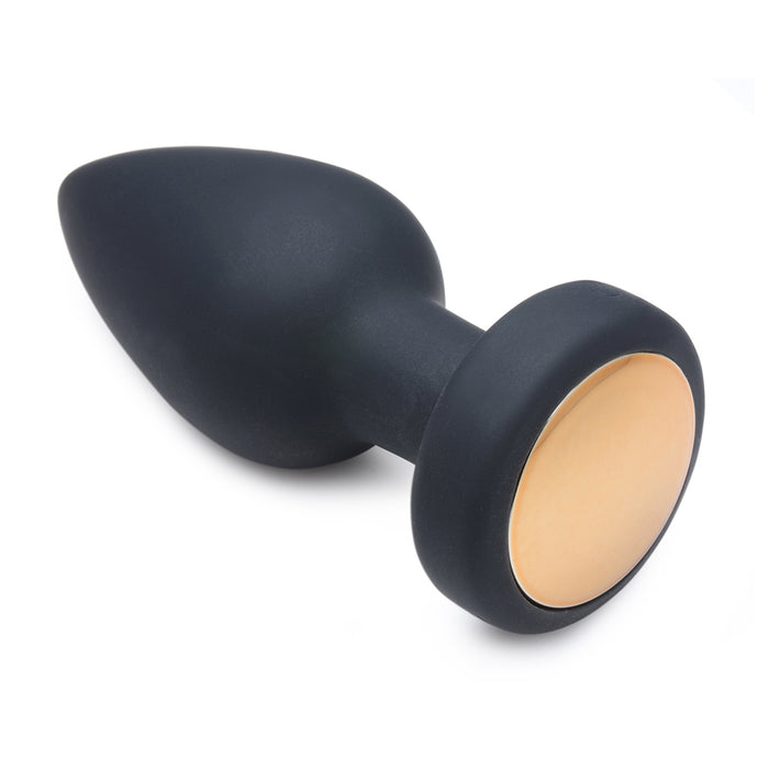 Booty Sparks Rechargeable Light Up Vibrating Anal Plug with Remote Control Medium