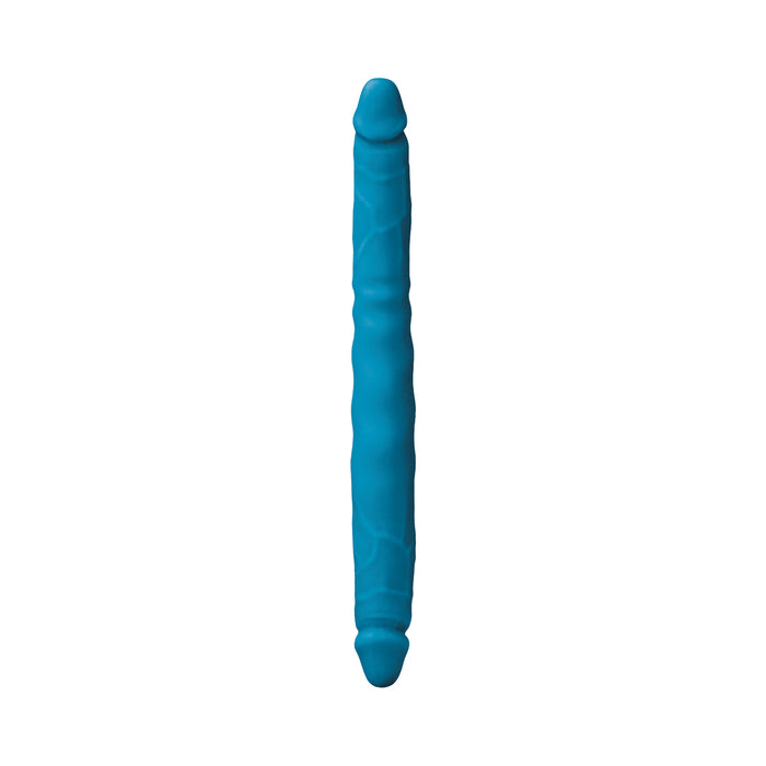 Colours Double Pleasure 12 in. Dual Ended Dildo Blue
