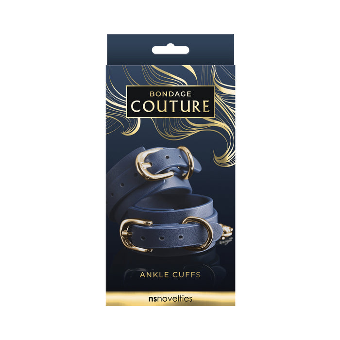 Bondage Couture Ankle Cuffs Blue