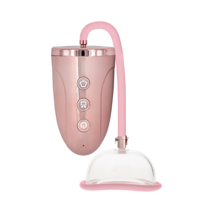 Shots Pumped Rechargeable 3-Speed Pussy Pump Pink