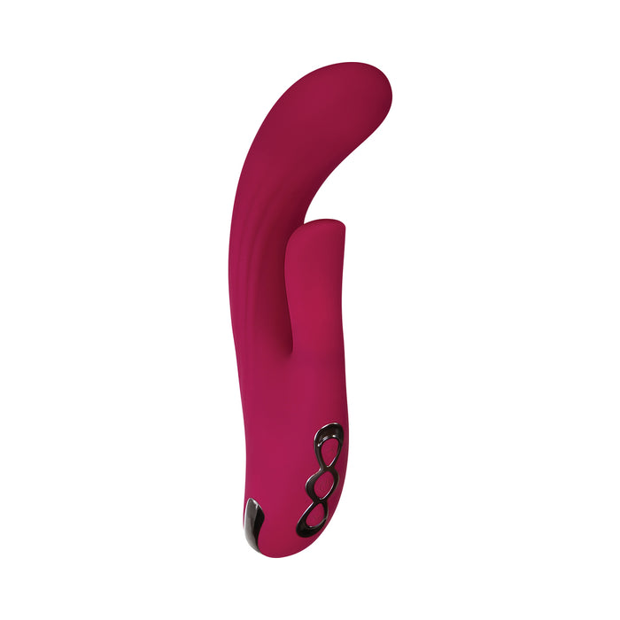 Evolved Red Dream Rechargeable Silicone Dual Stimulator