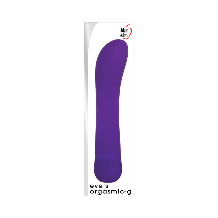 Adam & Eve Eve's Orgasmic-G Silicone G-Spot Vibrator Purple