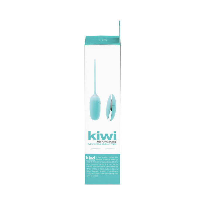 Vedo Kiwi Rechargeable Insertable Tease Me Turquise Bullet