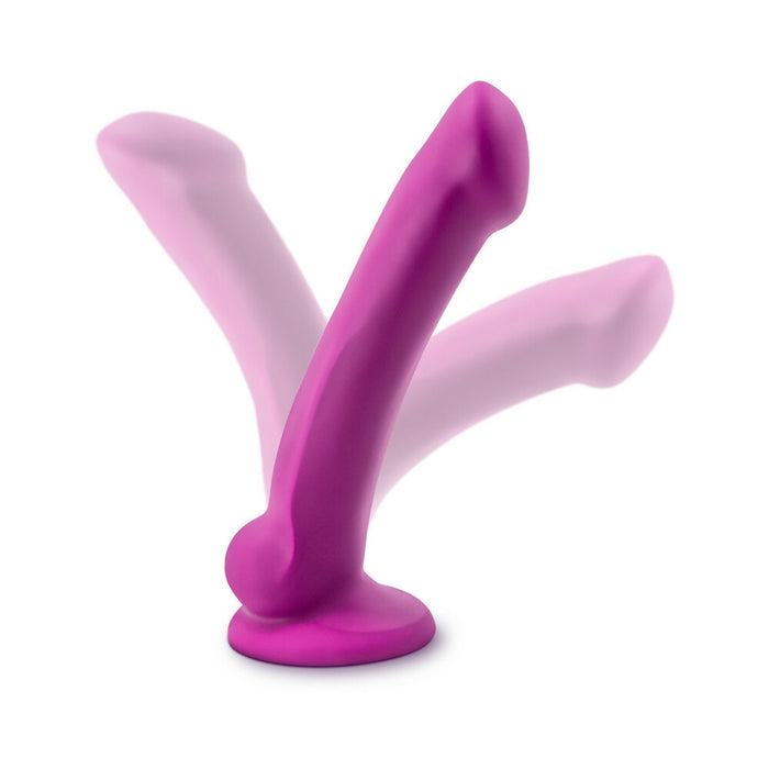 Blush Avant D9 Ergo Mini 7 in. Dual Density Silicone Dildo with Suction Cup Violet