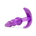 B Yours Triple Bead Anal Plug Purple