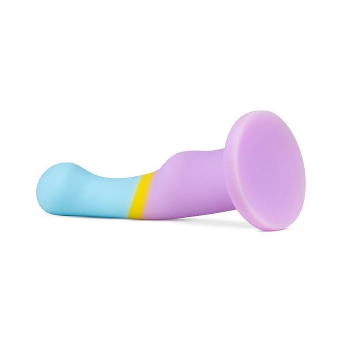 Blush Avant D14 Heart Of Gold 6 in. Silicone Dildo with Suction Cup Multicolor