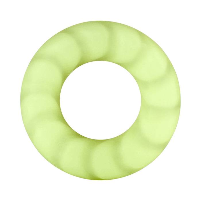 Forto F-25 Liquid Silicone Cockring 23mm Glow