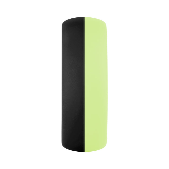 Forto F-19 Liquid Silicone 2-Tone Cockring Black/Glow