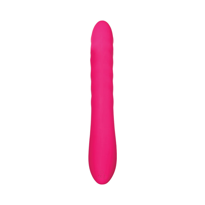 Adam & Eve Eve's Rotating Rabbit Flicker Rechargeable Silicone Rabbit Vibrator Pink