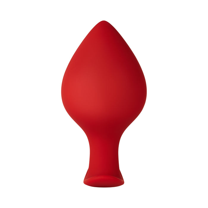 Forto F-60 Spade Silicone Anal Plug Medium Red