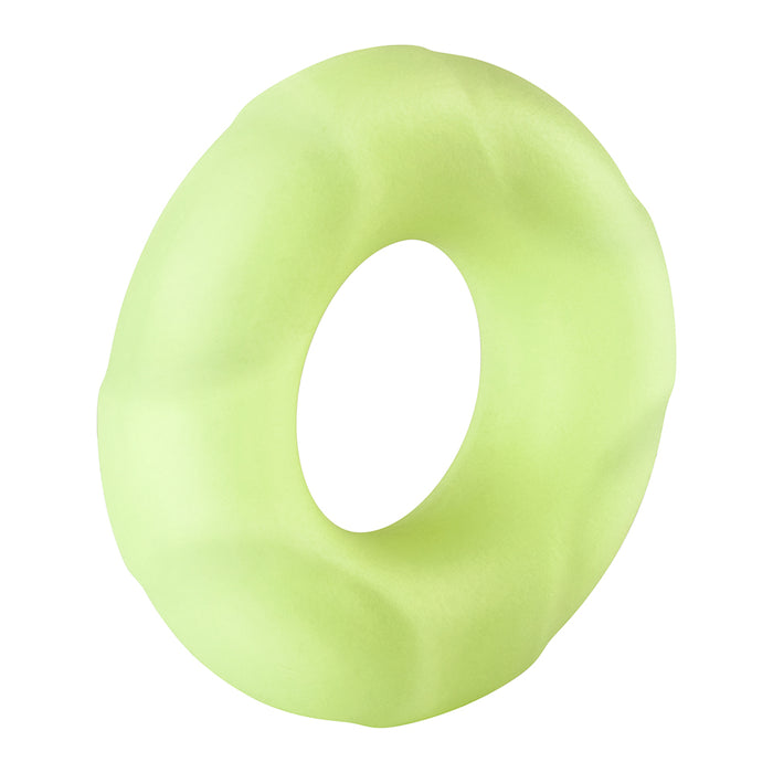 Forto F-33 Liquid Silicone Cockring Large Glow