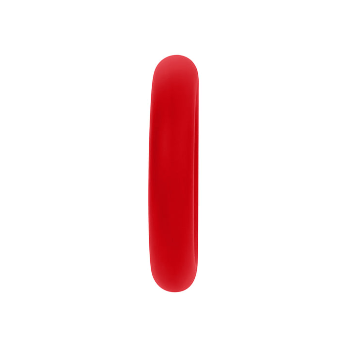 Forto F-61 3-Piece Silicone Cockring Set Red