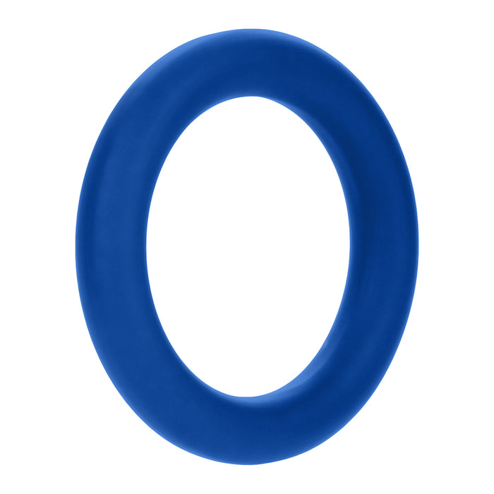 Forto F-61 3-Piece Silicone Cockring Set Blue