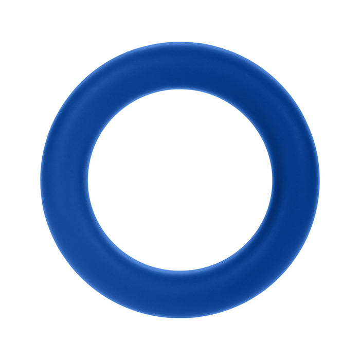 Forto F-61 3-Piece Silicone Cockring Set Blue