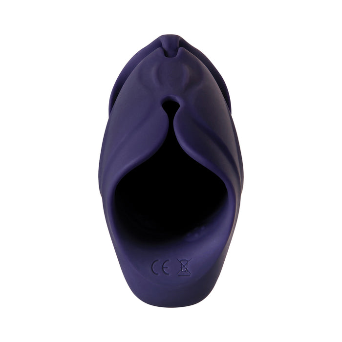 Zero Tolerance Different Strokes Rechargeable Vibrating Silicone Stroker With Movie Download Blue