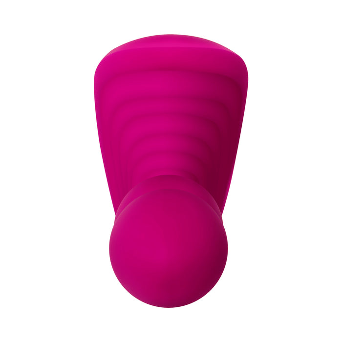 Zero Tolerance Bubble Butt Inflatable Vibrating Beaded Anal Plug Pink