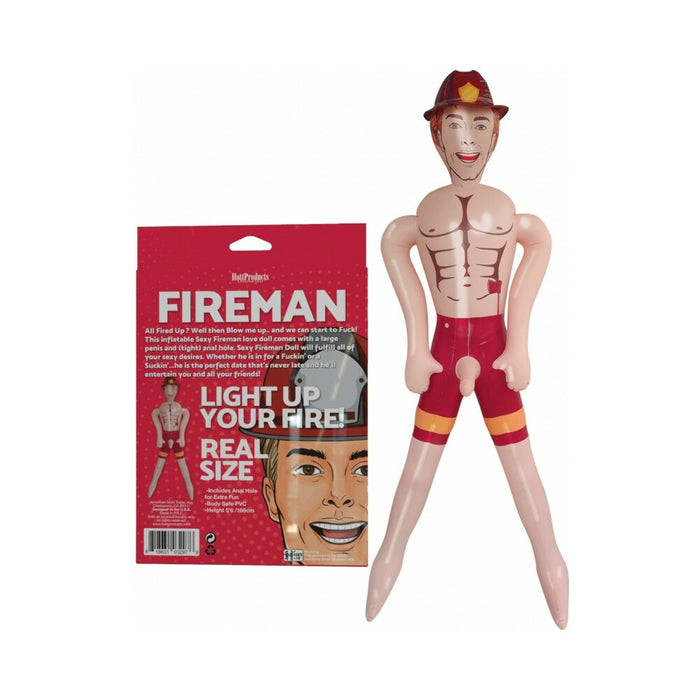 Fireman - Inflatable Party Doll