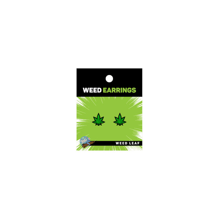 Weed Leaf Earrings