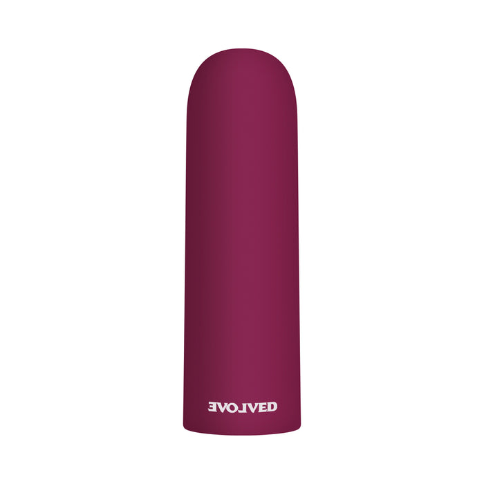 Evolved Mighty Thick Rechargeable Bullet Vibrator Burgundy