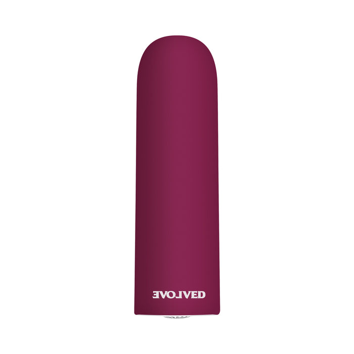 Evolved Mighty Thick Rechargeable Bullet Vibrator Burgundy