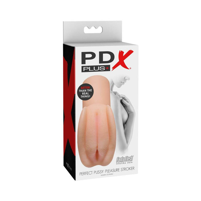 PDX Plus Perfect Pussy Pleasure Stroker Beige