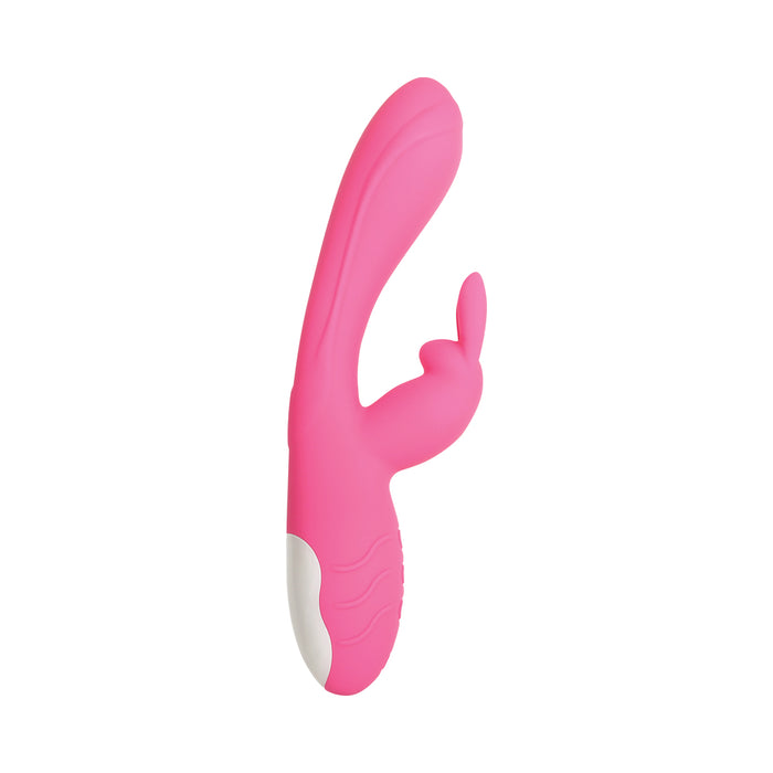 Evolved Bunny Kisses Rechargeable Silicone Rabbit Vibrator Pink