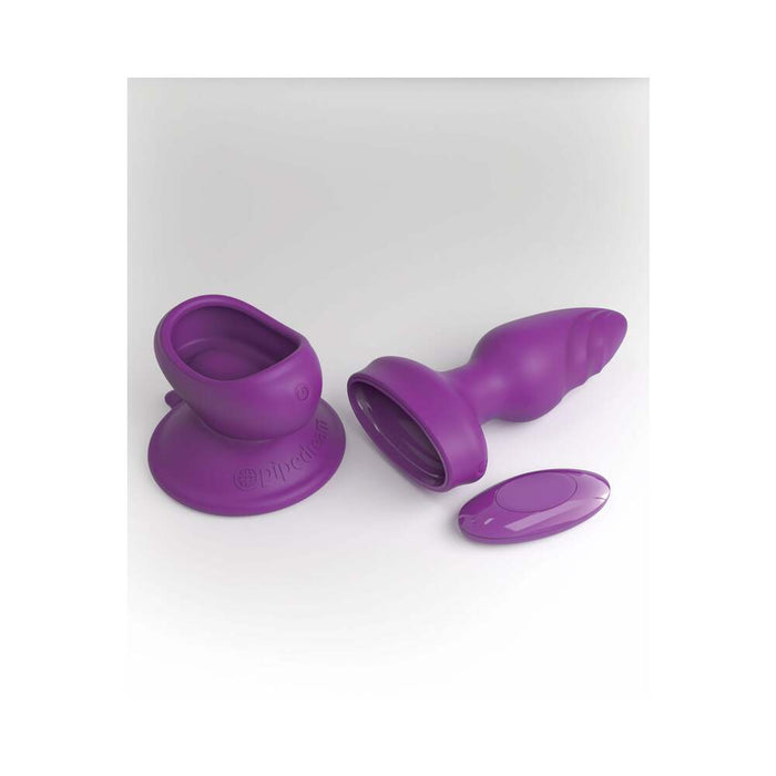 Pipedream 3Some Wall Banger Vibrating Anal Plug Purple
