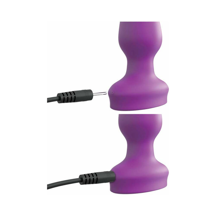 Pipedream 3Some Wall Banger Vibrating Anal Plug Purple