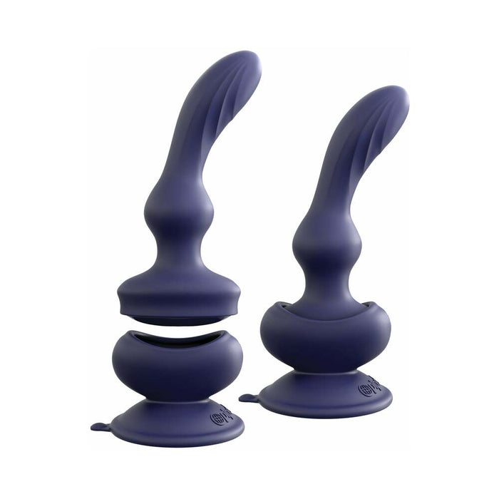 Pipedream 3Some Wall Banger P-Spot Vibrating Anal Massager Blue